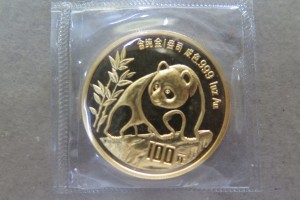 パンダ金貨をお買取りさせていただきました。（金貨買取）