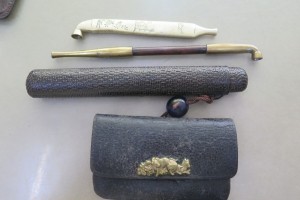 キセル/煙管、煙草入れをお買取りさせていただきました。(純銀煙管買取/印籠買取)