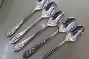 純銀スプーンをお買取りさせていただきました。(銀製品買取/銀食器買取/銀買取)