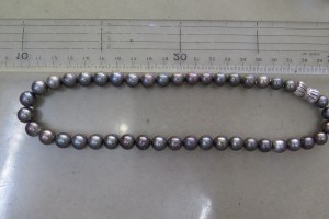 18金留め具真珠ネックレスをお買取りさせていただきました。(パールネックレス買取)