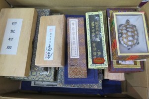 中国墨をお買取りさせていただきました。（墨買取/書道具買取）