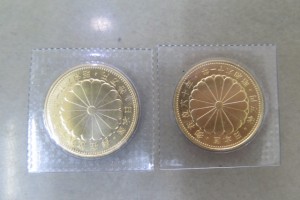 在位10万円金貨をお買取りさせていただきました。（金貨買取）